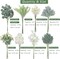Artificial Greenery Stems Box Set(Pack of 65pcs) with 8 Kinds of Faux Plants and Fake Flowers
